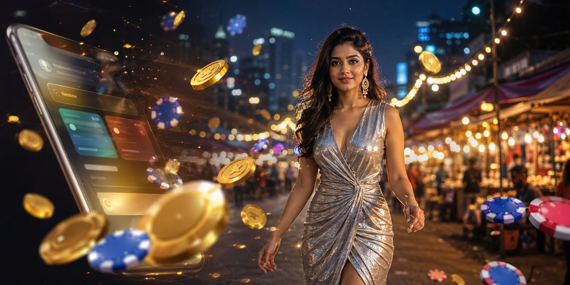 বগুড়ার নাইট মার্কেটের পরিবেশে রাতে মোবাইলে লাইভ বেটিং অডস দেখছেন একজন ব্যবহারকারী