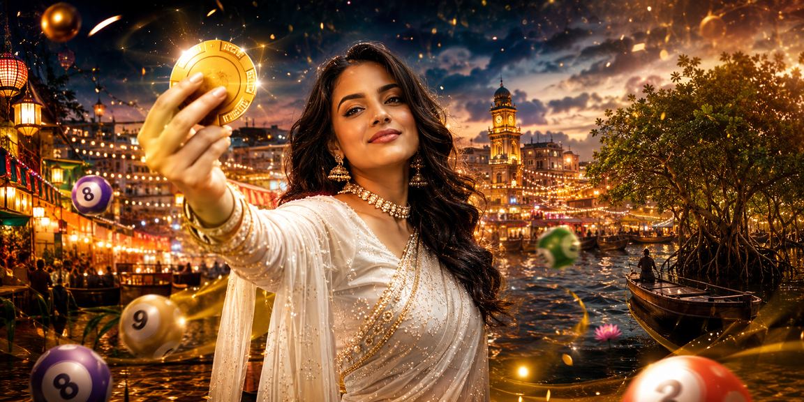 সুন্দরবনের পটভূমিতে বাংলাদেশি ব্যবহারকারী মোবাইলে স্পোর্টস অডস চেক করছেন